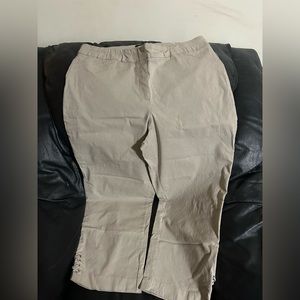 Stretch tan 18 w short tapered